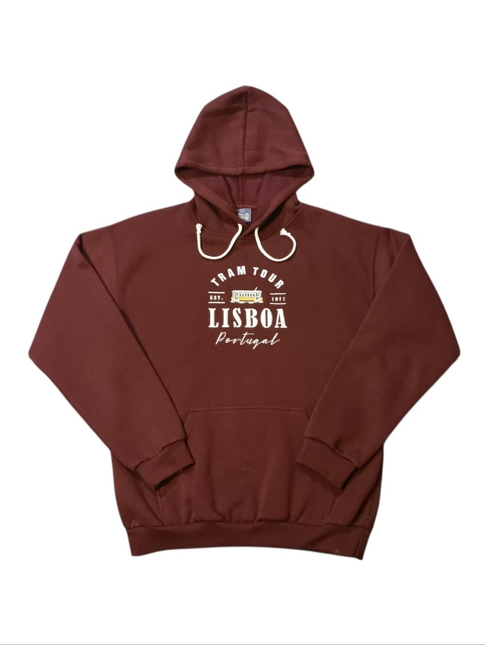 Lisboa Tram Tour Portugal Memorabilia Logo Hoodie